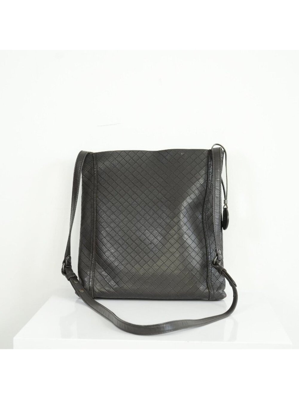 Bottega Veneta Dark Brown Intrecciato Mirage Shoulder bag